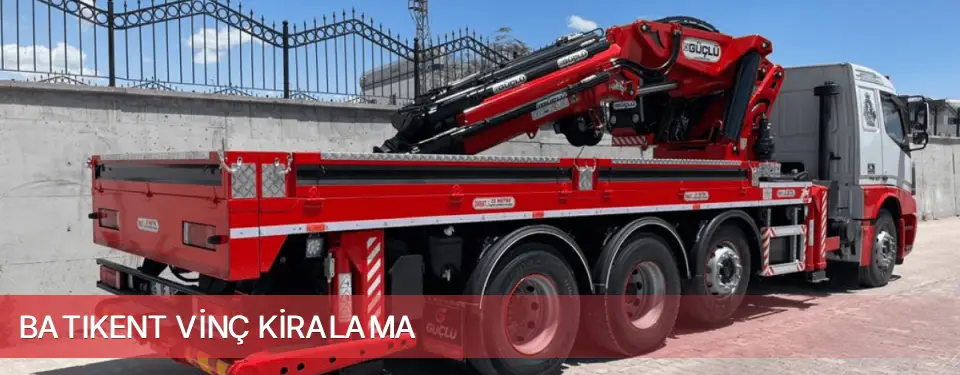 Batıkent İlçemi Vinç Kiralama